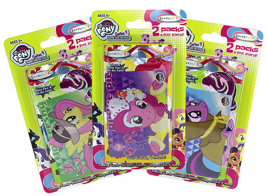 My Little Pony Series 4 Trading Card Fun Pack - Blister 2-Pack + Foil Card (3-PACK)