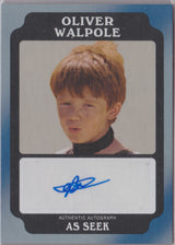 2016 TOPPS STAR WARS Rogue One Mission Briefing Oliver Walpole as SEEK AUTOGRAPH BLACK CARD 33/50
